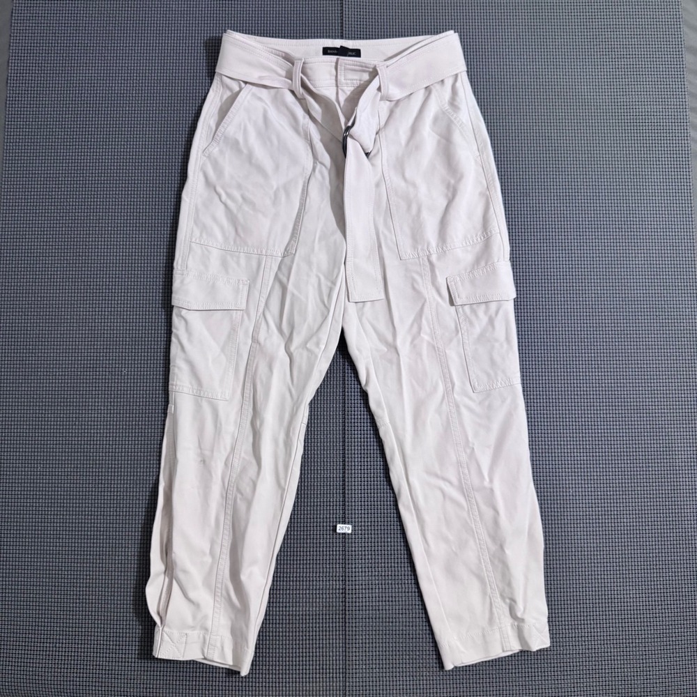 Banana Republic Womens Beige Belted High Rise Cargo Pants Size 2S